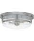 Copernicus 3-light Flush Mount Brushed Nickel