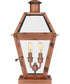 Rue De Royal 2-light Outdoor Post Light Aged Copper
