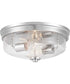 Blakely 2-Light 13-5/8" Flush Mount Polished Nickel