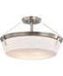 Rowen 4-Light Close-to-Ceiling Brushed Nickel