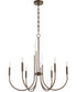 SUMMIT 6-light Chandelier Dark Brass