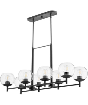 Lyon 8-light Chandelier Matte Black