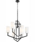 Bolivar 6-light Chandelier Matte Black