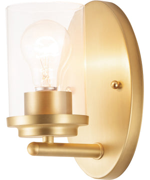 Corona 1-Light Wall Sconce Satin Brass