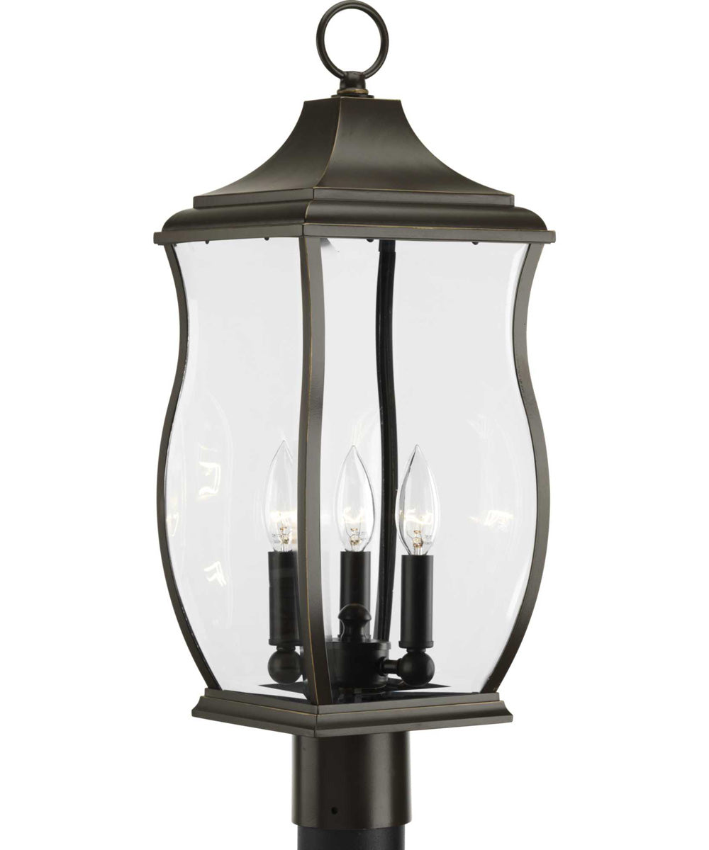 Township 3-Light Post Lantern Oil Rubbed Bronze