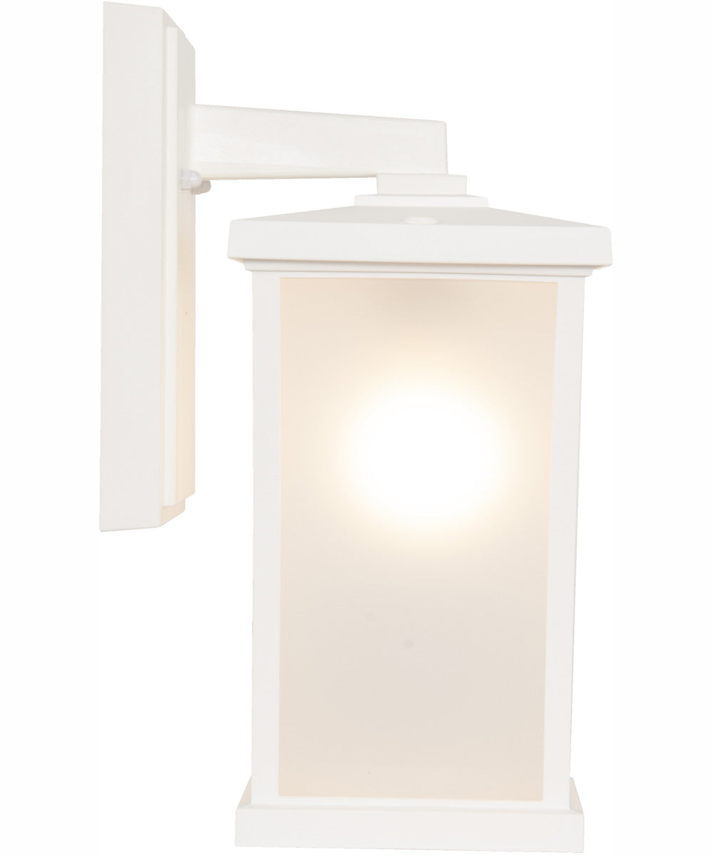 Resilience Lanterns 1-Light Outdoor Wall Lantern Matte White