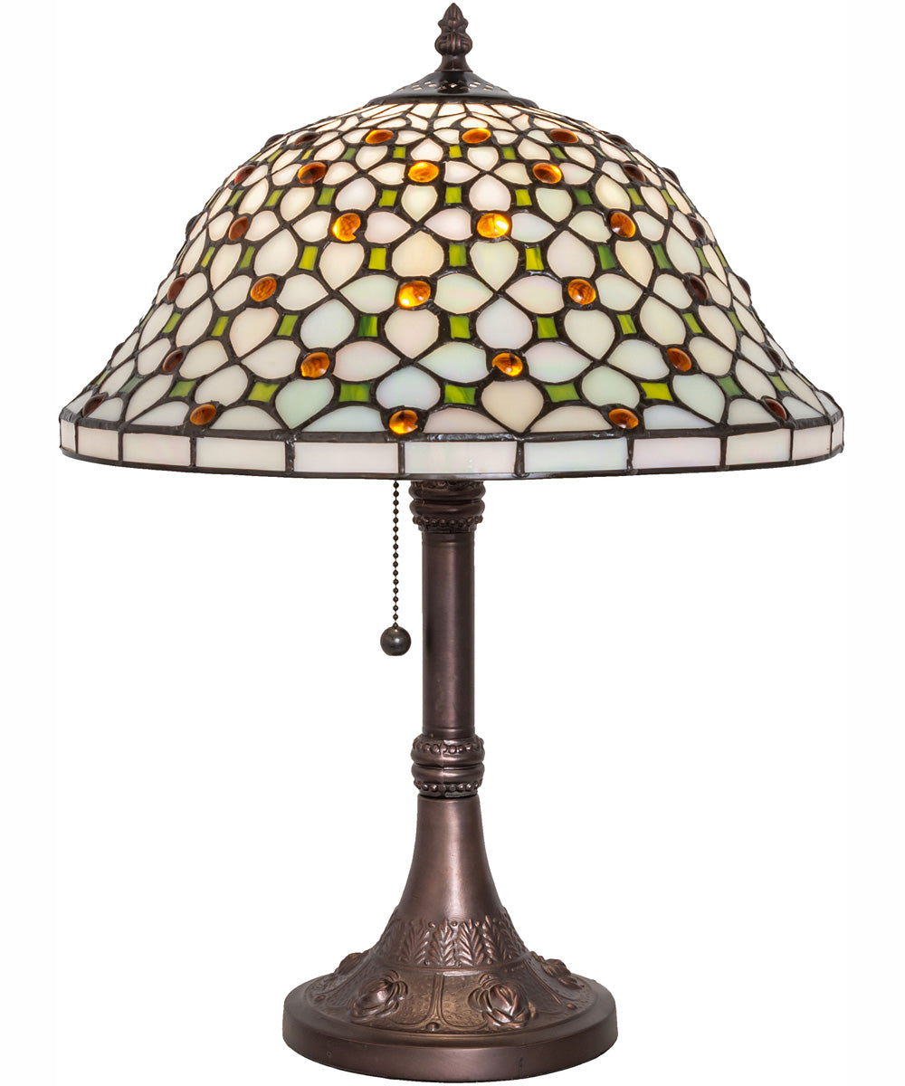 19" High Diamond & Jewel Table Lamp