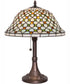 19" High Diamond & Jewel Table Lamp