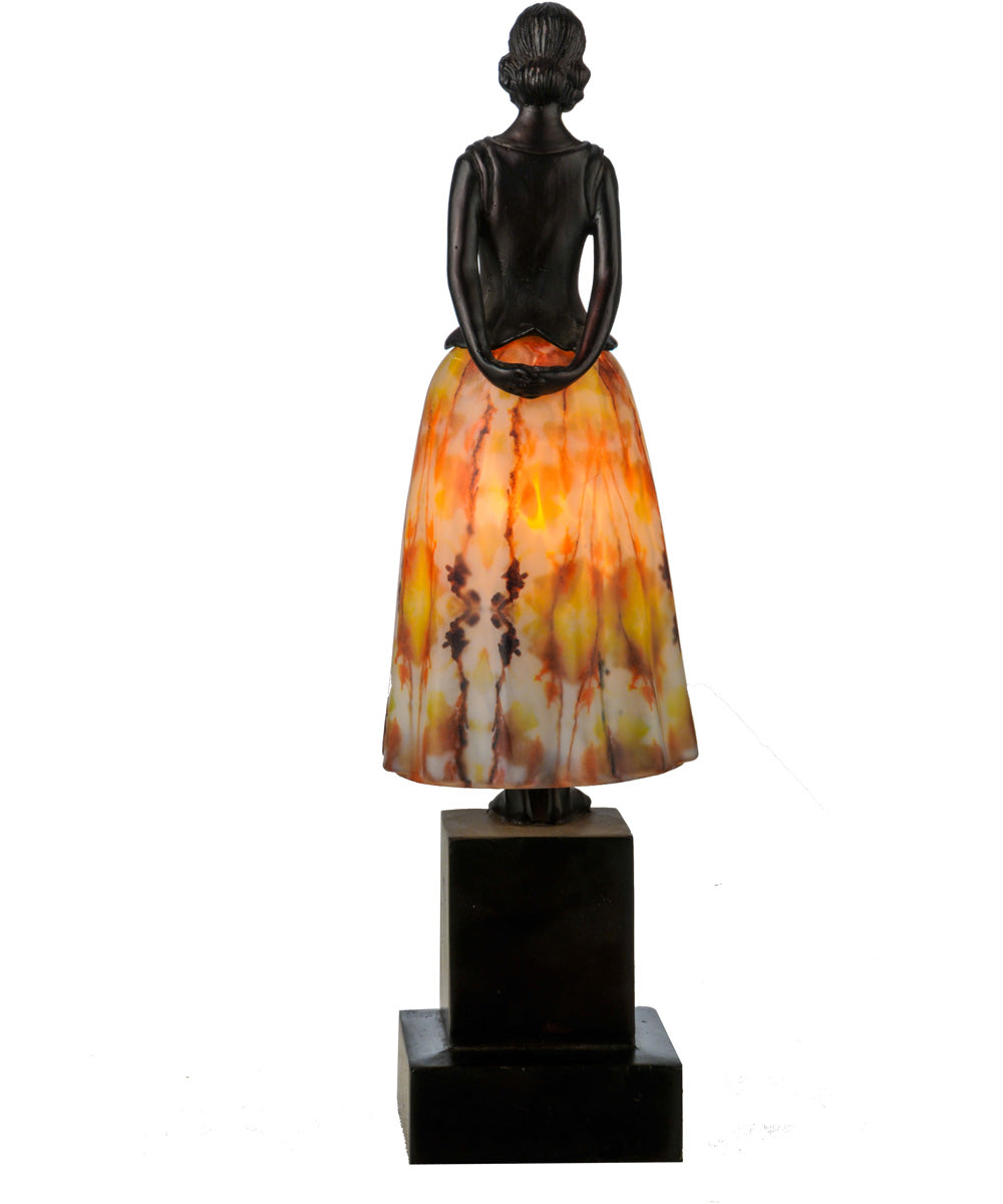 16"H Silhouette Jayne Swayne Accent Lamp