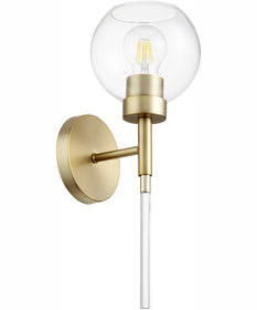 Volan 1-light Wall Mount Light Fixture Aged Brass
