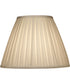 8x16x12 Ivory Shadow Box Pleat Empire Softback Lampshade