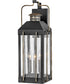 Fitzgerald 3-Light Large Outdoor Wall Mount Lantern in Textured Black