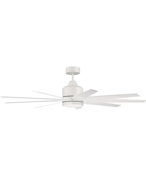 60" Champion 1-Light Indoor/Outdoor Specialty Ceiling Fan (Blades Included) Matte White