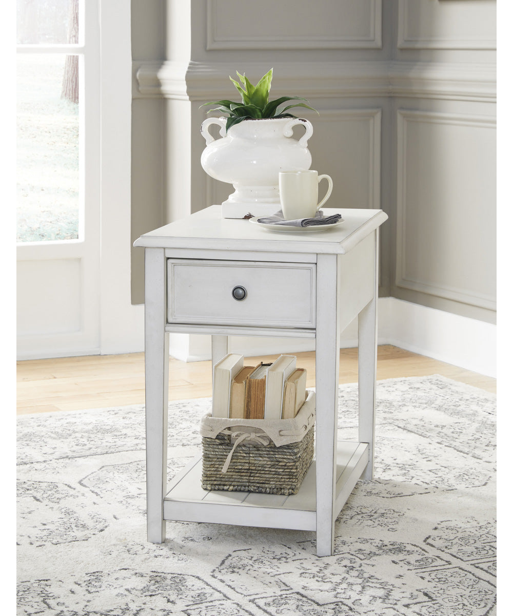 Kanwyn Rectangular End Table Whitewash