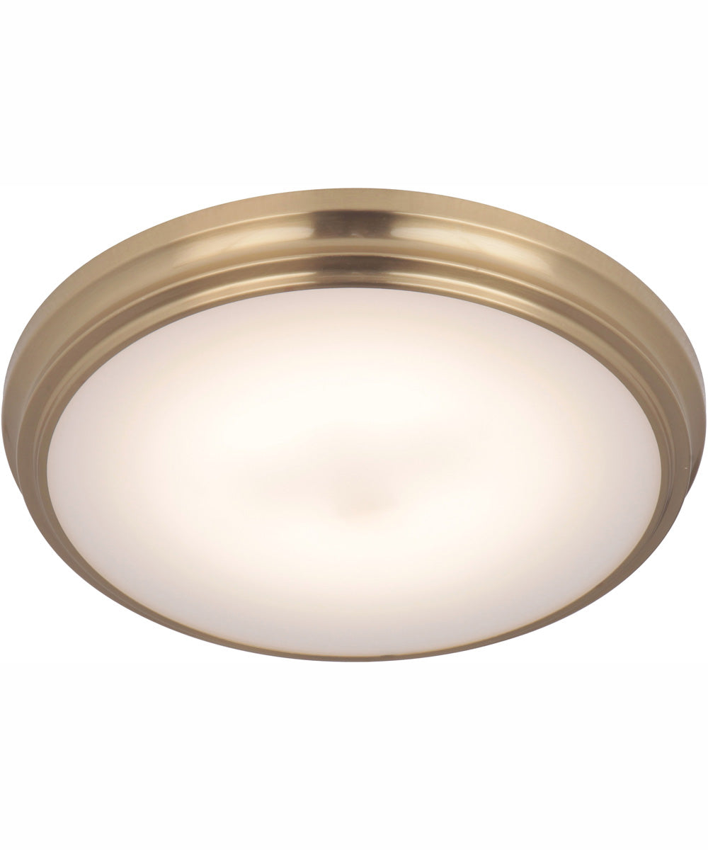 X66 1-Light LED Flushmount Satin Brass