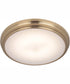 X66 1-Light LED Flushmount Satin Brass