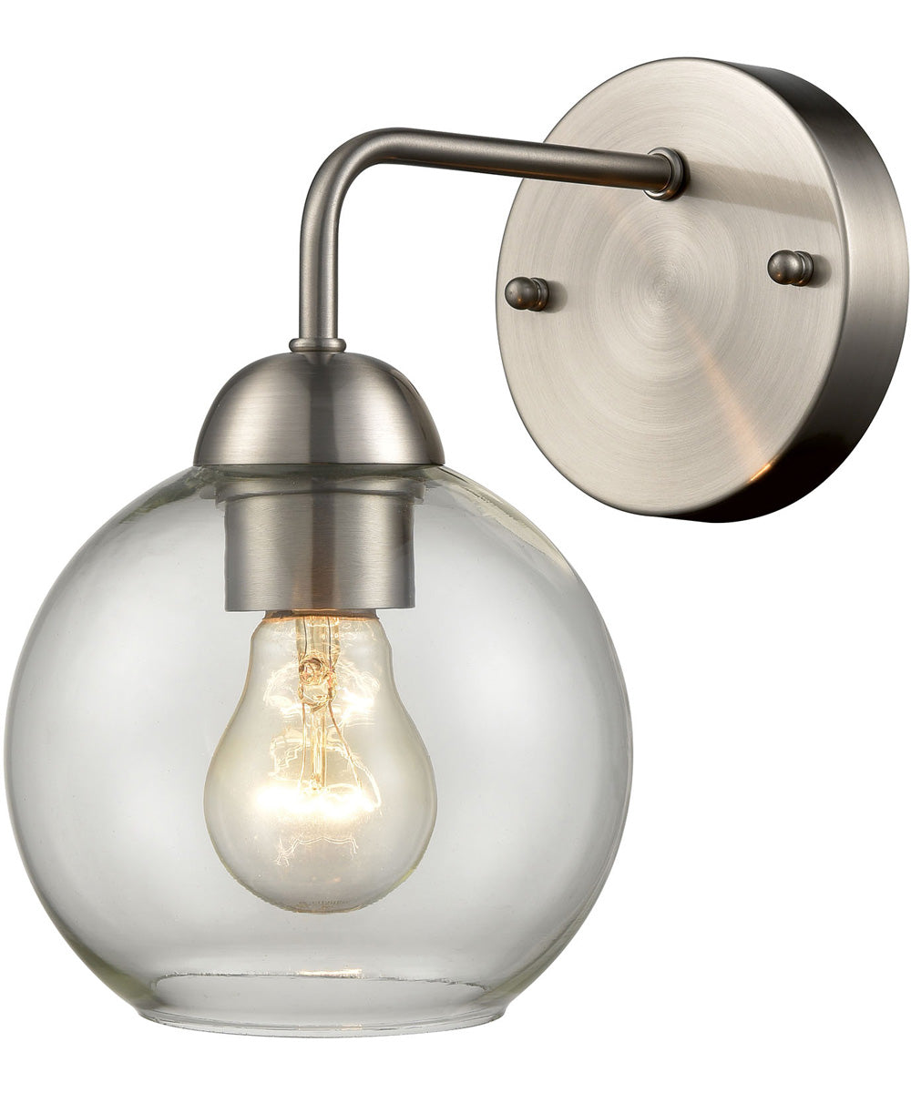 Astoria 1-Light Wall Sconce Brushed Nickel