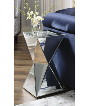 Gillrock Accent Table Mirror/Silver