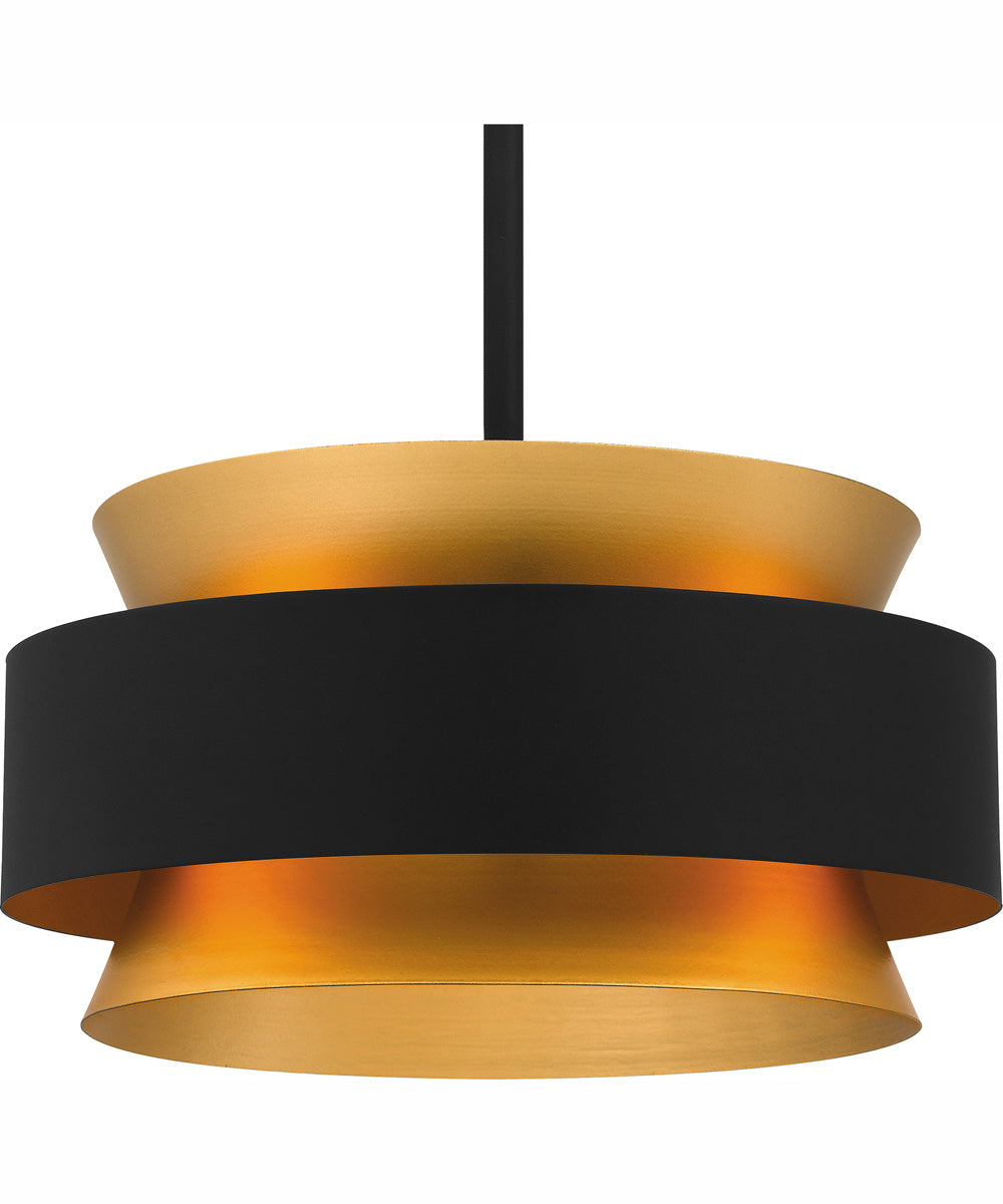 Quoizel Pendant Large 3-light Pendant Earth Black