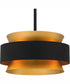 Quoizel Pendant Large 3-light Pendant Earth Black