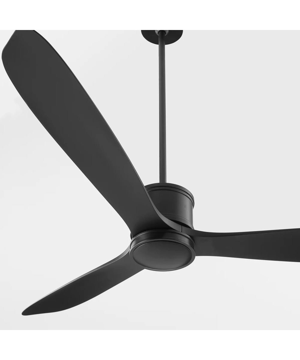 58" Portland Patio Ceiling Fan Matte Black