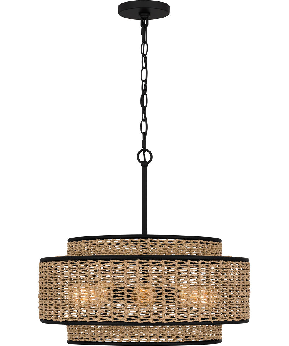 Quoizel Pendant 5-light Pendant Matte Black