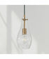 Kier 1-Light Pendant Aged Brass