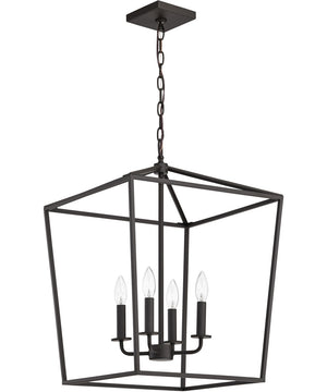 Emma 4-Light Pendant Dark Bronze