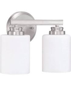 Bolden 2-Light Bath Vanity Light Brushed Polished Nickel