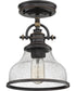 Grant 1-light Semi Flush Mount Palladian Bronze