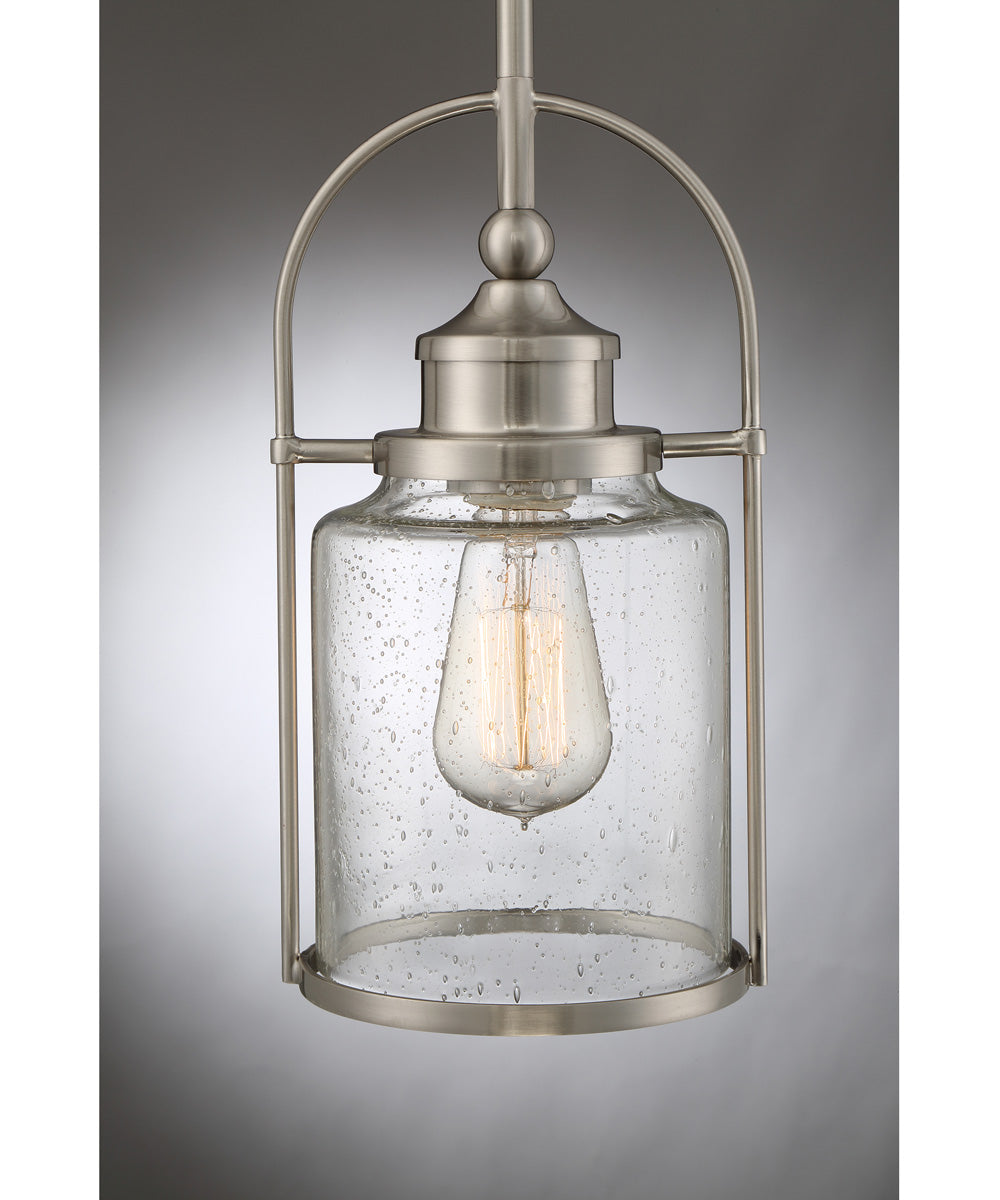 Payson Small 1-light Mini Pendant Brushed Nickel