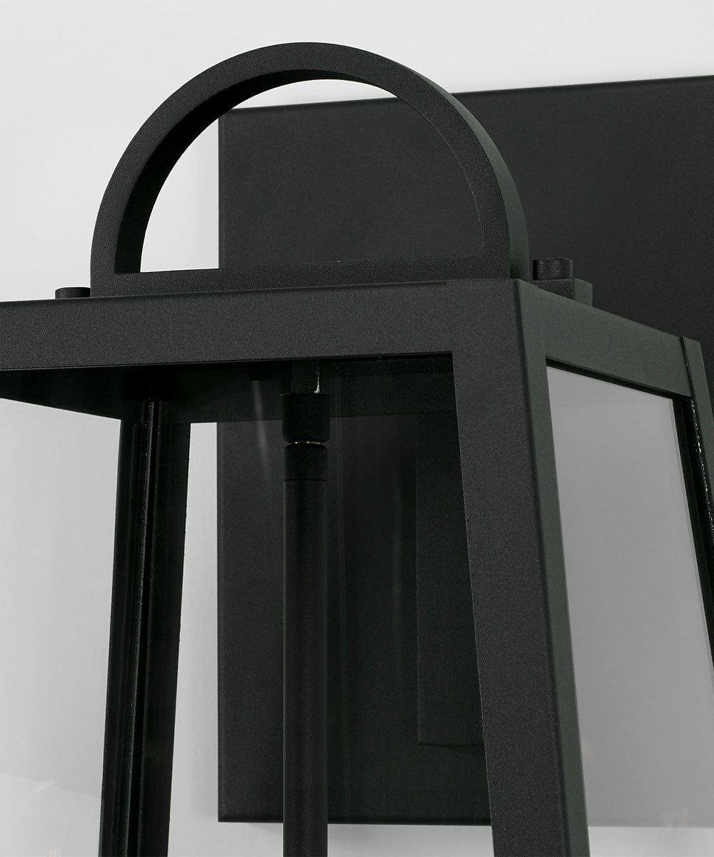 Leighton 4-Light Outdoor Wall-Lantern Rain or Shine - Black