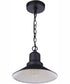 Singleton 1-Light Outdoor Pendant Midnight