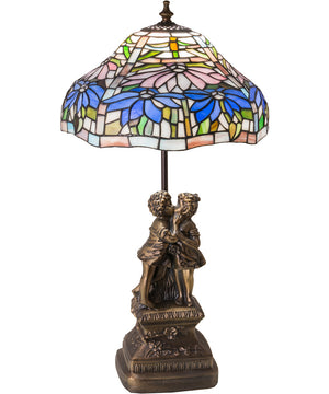 23" High Poinsettia Accent Lamp