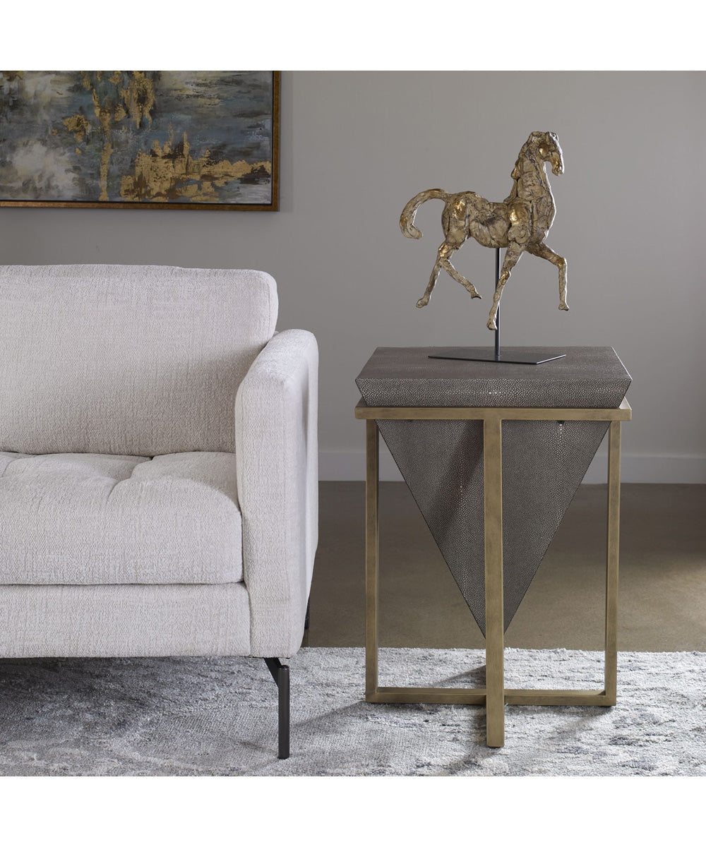 Bertrand Shagreen Accent Table