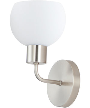 Coraline 1-Light Wall Sconce Satin Nickel