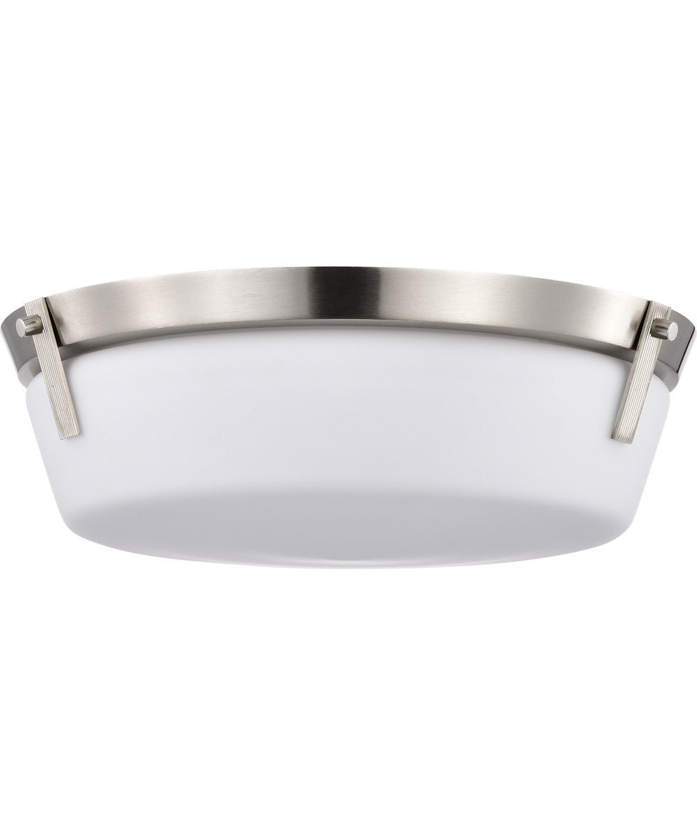 Rowen 3-Light Close-to-Ceiling Brushed Nickel