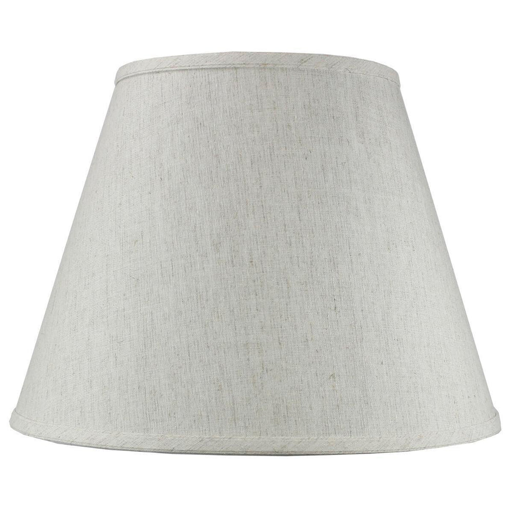 16"W x 12"H SLIP UNO FITTER Textured Oatmeal Empire Hardback Lamp Shade
