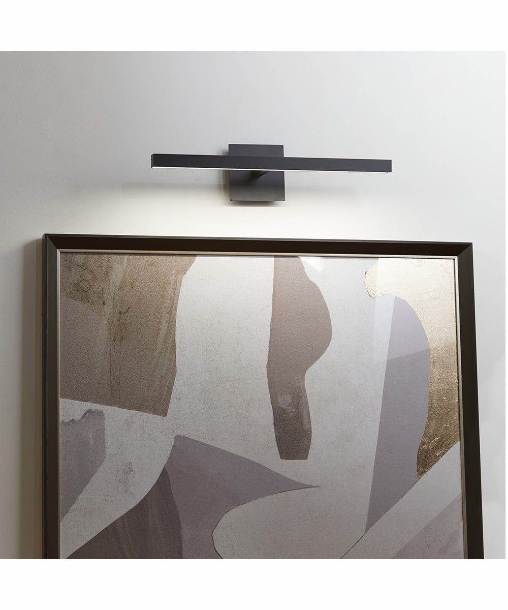 1-light LED Wall Mount Light Fixture Matte Black