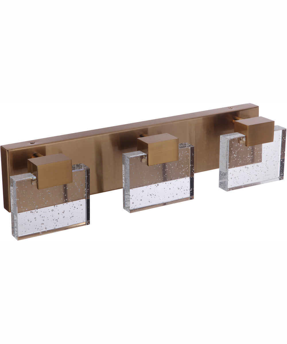 Alamere 3-Light Vanity Satin Brass