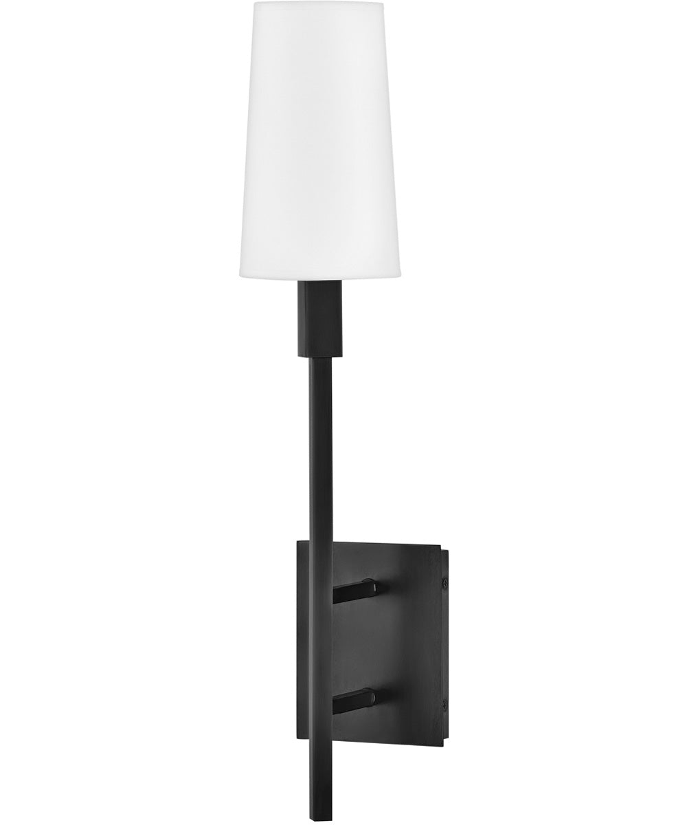 Fenwick 1-Light Large Sconce in Black