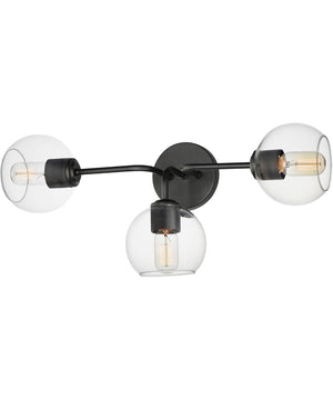 Knox 3-Light Bath Vanity Light Black