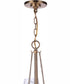 Guiding Star 4-Light Chandelier Satin Brass