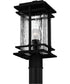 McAlister Large 1-light Outdoor Wall Light  Coastal Armour Aluminum Earth Black