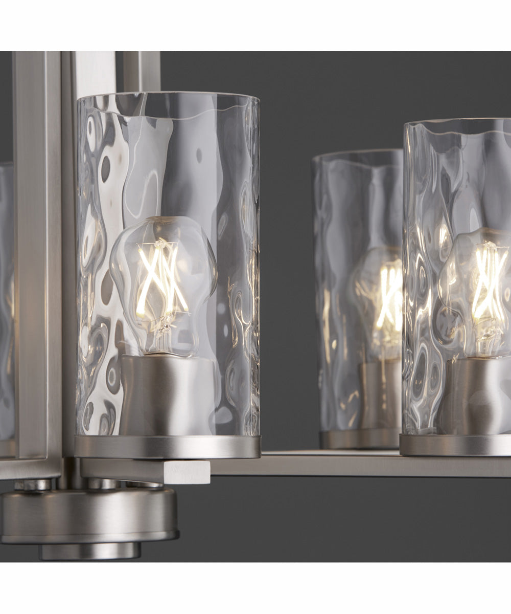 Steinway 6-light Chandelier Satin Nickel