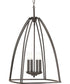 Tally 4-Light Foyer Pendant Antique Bronze