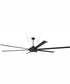 Prost 114" 1-Light Indoor/Outdoor Ceiling Fan Espresso