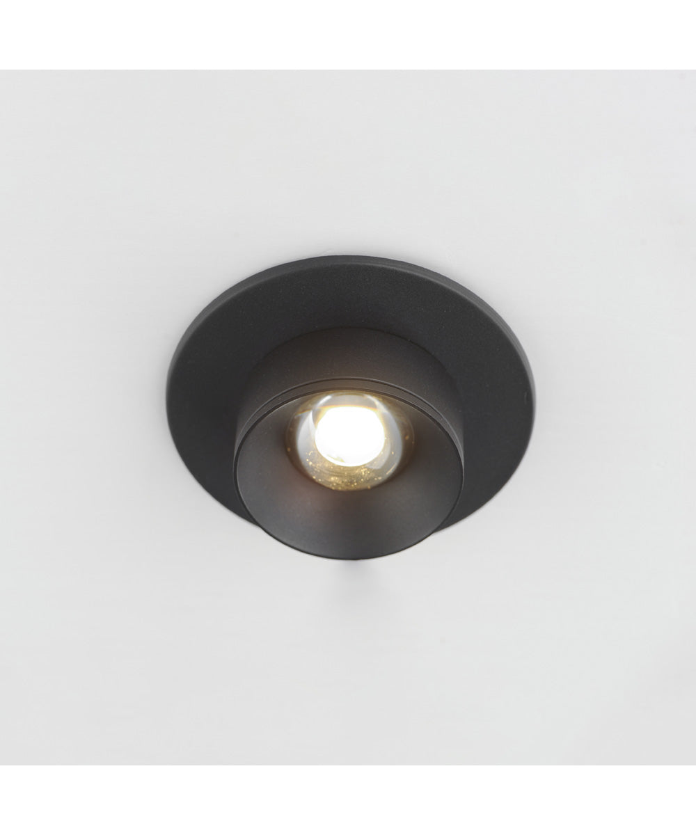 Caldera 120-277V LED Flush Mount Black