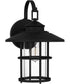 Lombard Large 1-light Outdoor Wall Light  Coastal Armour Aluminum Matte Black