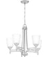 Billingsley 5-light Chandelier Brushed Nickel